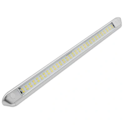 Abbildung von Dream lighting Wasserdicht Caravan Markise Leuchten für Wohnmobile/Anhänger, 12V 550mm silbern Muschel LED Vorzeltleuchte Lichtleiste