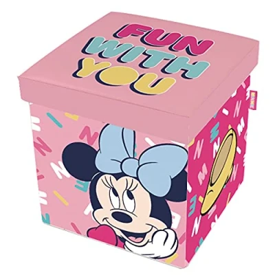 Abbildung von ARDITEX WD14424 Textilsitz, faltbar, 30 x cm, von Disney Minnie