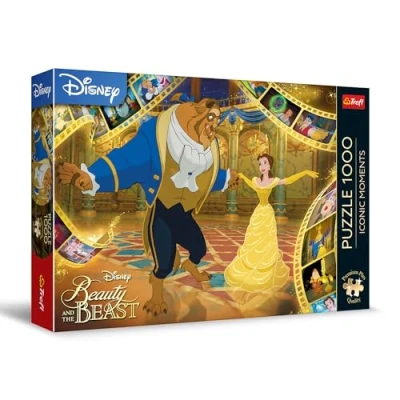 Abbildung von Trefl Premium Plus Quality Puzzle Iconic Moments: Die Schöne und das Biest 1000 Elemente, Serie mit Lieblingshelden, Ideale Anpassung der Teile, für Erwachsene Kinder ab 12 Jahren