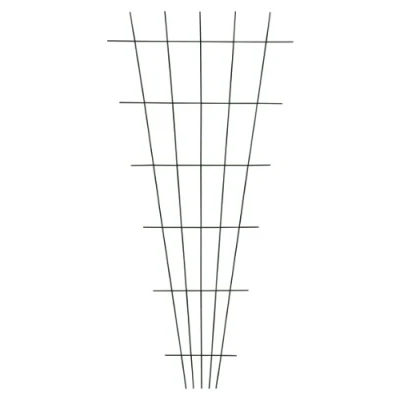 Abbildung von Testrut Spalier Gitterspalier V Form Grün, wetterfestes Metallspalier, 10 75x150cm, 1 St.