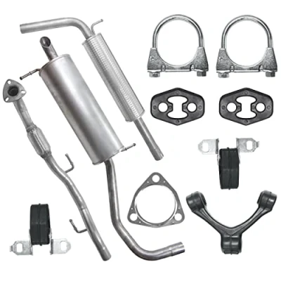 Abbildung von Schaldampferset Auspuff für Seat Ibiza 3 III 6L Fabia 2 II 1 I VW Polo 4 IV 9N 1.4