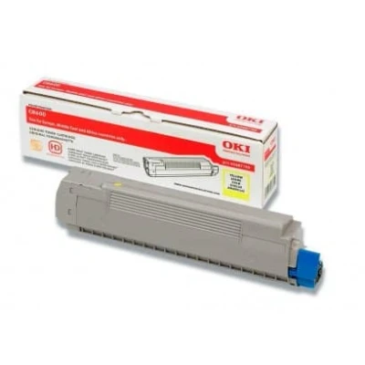 Abbildung von Oki 43487709 gelb toner 6.000 seiten original