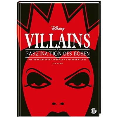 Abbildung von Disney Villains: Faszination des Bösen: Die berühmtesten Schurken und Bösewichte Edle Ausstattung mit Schutzumschlag, Silberfolie Soft Touch