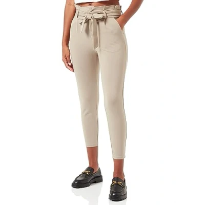Abbildung von Vero Moda Petite Vmeva Paperbag Stoffhose, Damen, Größe: Mx28, Laurel oak