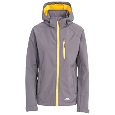 Abbildung von Trespass Damen Wasserdichte Softshelljacke Mit Abnehmbarer Kapuze Lorina, Pink Lady, XS, FAJKSSN10002_PLDXS