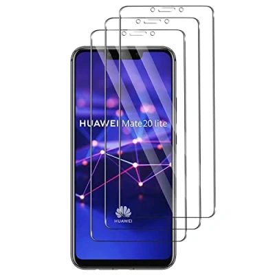 Abbildung von Widrt [3 Pack] tempered glass foil, for Huawei Mate 20 Lite, Premium Temperglas screen protector, free from scratches, 9H hardness, HD, ultra resistant, für Lite