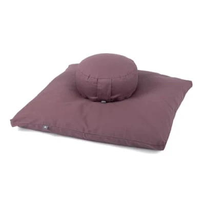 Abbildung von Medi Set ECO: Meditationskissen RONDO + Zabuton Kapokfüllung