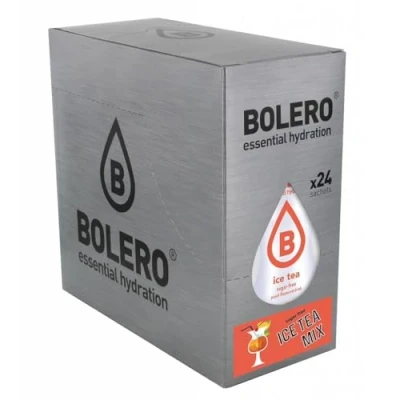 Abbildung von Bolero ICE TEA MIX 24x8g I Erfrischendes Zuckerfreies Getränkepulver mit Stevia gesüßt für Diabetiker geeignet Eistee Zitrone, Pfirsich, Maracuja