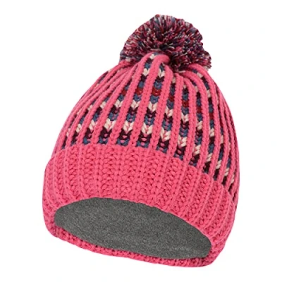 Abbildung von LEGO Wear Mädchen Wintermütze Strickmütze mit Bommel Lwaorai 704 Beanie M TZE, 454, 52 EU