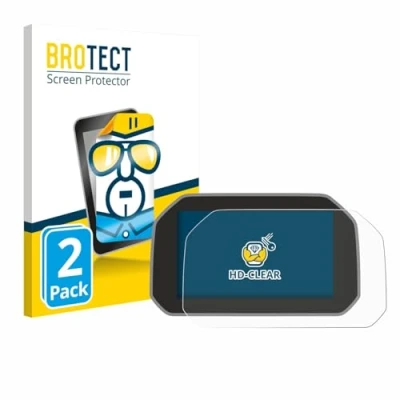 Abbildung von BROTECT (2 Stück Schutzfolie für BMW R 1250 RS 2019 Connectivity TFT 6.5&quot; Displayschutz Folie Ultra Klar