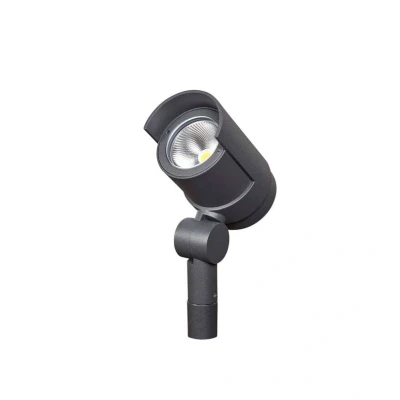 Abbildung von Lucande LED Erdspießstrahler Beatrix, anthrazit, Alu, 45,7cm