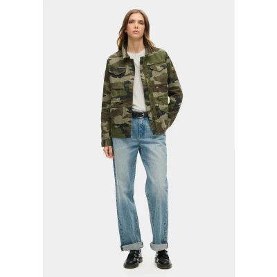 Abbildung von Superdry Military M65 Leichte Jacke, Damen, Größe: 40, French camo green