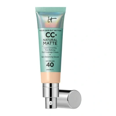 Abbildung von iT Cosmetics Your Skin But Better CC+ Natural Matte SPF 40 Fair 32 ml