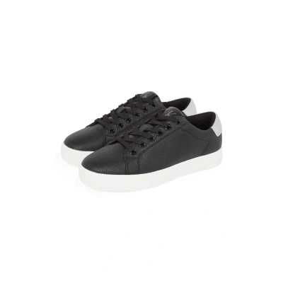 Abbildung von Calvin Klein Jeans Plateausneaker &quot;CLASSIC CUPSOLE LOW OHB&quot;, Schnürschuh, Halbschuh, Freizeitschuh mit Kontrast an der Ferse