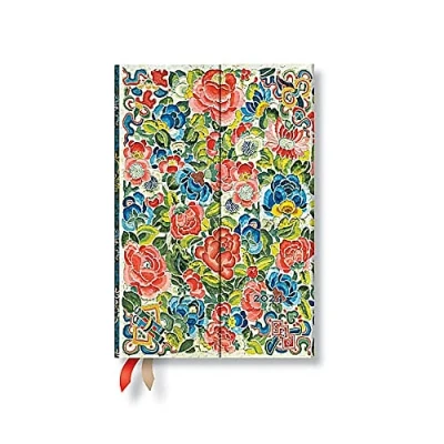 Abbildung von Paperblanks 12 Monatskalender 2024 Birnengarten Tagesüberblick Mini (100 x 140 mm)