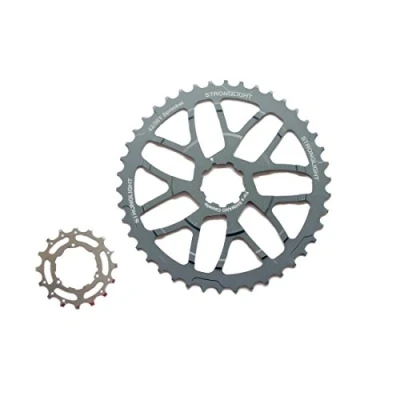 Abbildung von Stronglight Umbaukit für Shimano Kasette 42 Z HT3 inklusive 16Z Stahl Ritzel