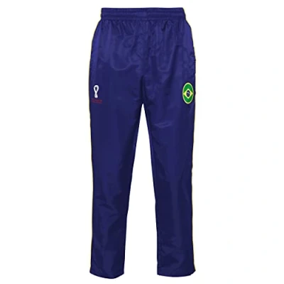 Abbildung von FIFA Jungen Offizielle World Cup 2022 Trainingshose Fußball Brasilien, Blau, 104