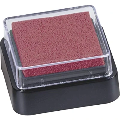 Abbildung von 10 x Heyda Stempelkissen Mini getränkt 3x3cm rot