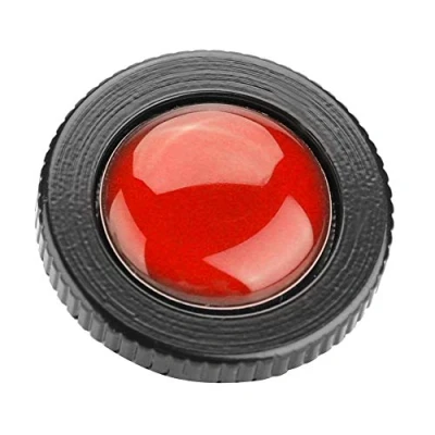 Abbildung von Mugast Mini Schnellwechselplatte, runde Schnellwechselplatte aus Aluminiumlegierung mit 1/4 Zoll Standardschraube für Manfrotto Compact Action(rot)