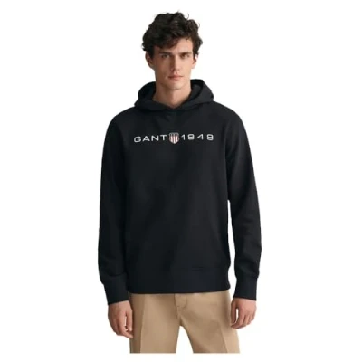 Abbildung von GANT Printed Graphic Sweatshirt, Herren, Größe: Large, Black