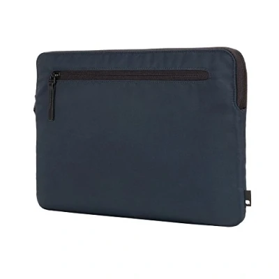 Abbildung von Incase Compact Sleeve Schutzhülle Apple MacBook Pro (Retina) 13&quot; / (2016 2020) Air 13,3&quot; (2018 Navy Blau [Flight Nylon I Zubehörtasche Kunstfell Interieur Reißverschluss]