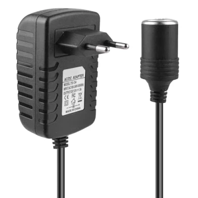Abbildung von SPORWAY Netzadapter: Spannungswandler, 220v auf 12v 3A, AC DC Netzteil Adapter, Netzgleichrichter Stromwandler, Zigarettenanzünder Wechselrichter für Auto Haushaltssteckdose