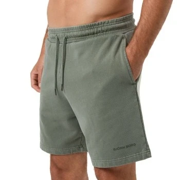 Abbildung von Björn Borg Oversized Washed Sweatshorts Schwarz Baumwolle Medium Herren