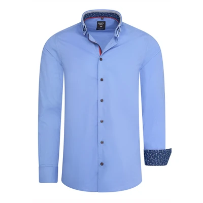Abbildung von Rusty Neal Overhemd Regular Fit Blau