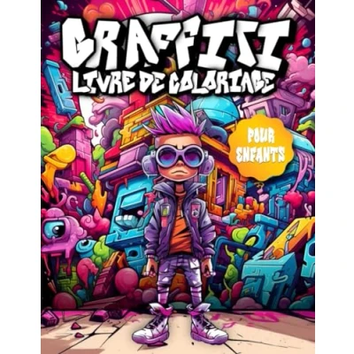 Abbildung von Graffiti Livre de Coloriage pour Enfants: 50 Illustrations avec Street Art et Urbain Garçons Filles