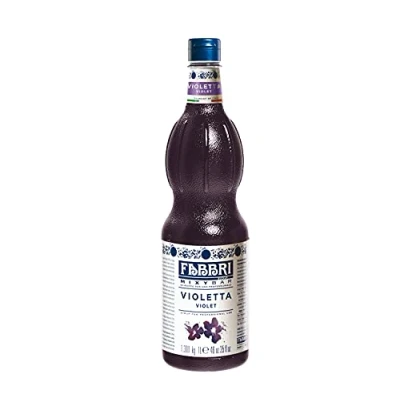 Abbildung von Fabbri Aroma Sirup, Violett, hergestellt in Italien, 1 Liter
