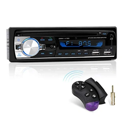 Abbildung von Cenxiny Bluetooth Autoradio, 1 DIN, mit MP3 Player, WMA FM Fernbedienung, zwei USB Port, Freisprecheinrichtung, Stereo, 4 x 65 W, unterstützt iOS, Android (nicht RDS/CD)