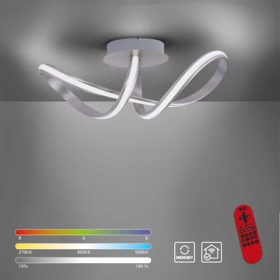 Abbildung von JUST LIGHT. LED Deckenleuchte LOLAsmart MELINDA, 1xLED Board/28W/RGB,2700 5000K, Stahl