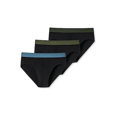 Abbildung von Schiesser 3PACK RIO Slip, Herren, Größe: Small, Mehrfarbig