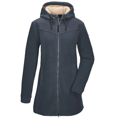 Abbildung von G.I.G.A. DX by killtec Fleecejacke &quot;GW 82 WMN FLC PRK&quot;, Fleeceparka mit Teddyfell, 2 Wege Reißverschluss, verstellbare Kapuze