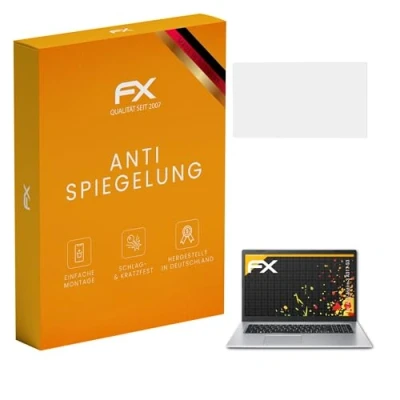 Abbildung von atFoliX Panzerfolie kompatibel mit Acer Aspire 3 A317 53 Schutzfolie, entspiegelnde und stoßdämpfende FX Folie (2X)