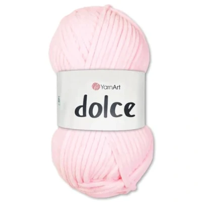 Abbildung von Frida&#039;s Wollhaus YarnArt 100 g Dolce Chenille Wolle Garn Stricken Häkeln Amigurumi 64 Farben (750 Rosa)