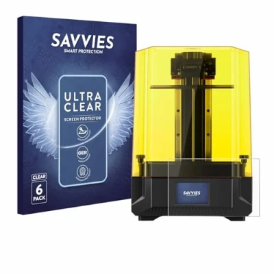 Abbildung von Savvies 6 Stück Schutzfolie für Anycubic Photon Mono X2 9,1&quot; (Druckplatte) Displayschutz Folie Ultra Transparent