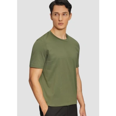 Abbildung von s.Oliver Black Label Tshirt basic, Herren, Größe: 3XL, Tannengrün