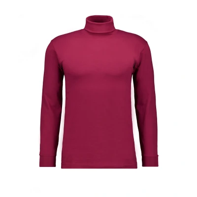 Abbildung von RAGMAN Herren Basic Rollkragenshirt Langarm XL, Beere 620