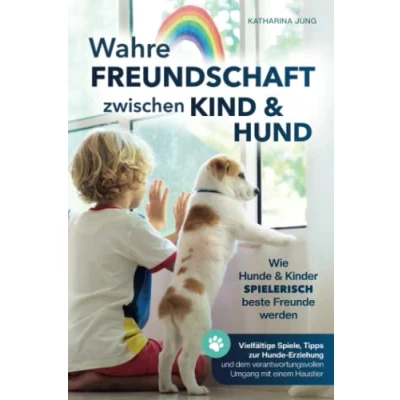 Abbildung von Wahre Freundschaft zwischen Kind und Hund Wie Hunde Kinder spielerisch beste Freunde werden: vielfältige Spiele, Tipps zur Hundeerziehung den verantwortungsvollen Umgang mit einem Haustier