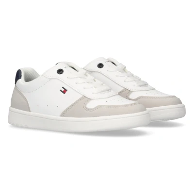 Abbildung von Tommy Hilfiger JACK Unisex Sneaker low für Kinder, Größe: 35, Grey/white/blue Schuhe