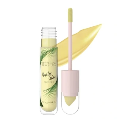 Abbildung von Physicians Formula Butter Glow Corrector, Leichter Concealer mit Doppelseitigem Applikator, Leuchtenden und Feuchtigkeitsspendenden Inhaltsstoffen, Yellow