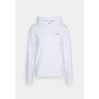 Abbildung von Calvin Klein Micro LOGO Repreve Hoodie Sweatshirt, Herren, Größe: Small, Bright white