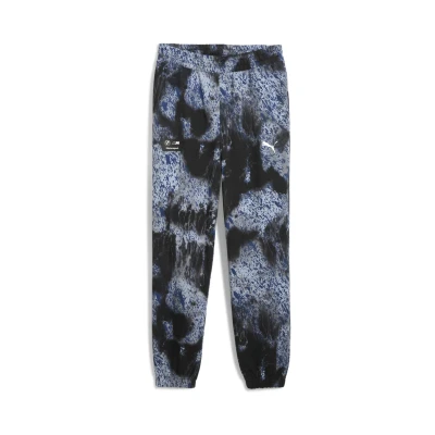Abbildung von Puma Jogging MIT Allover Jogginghose, Herren, Größe: Large, Black