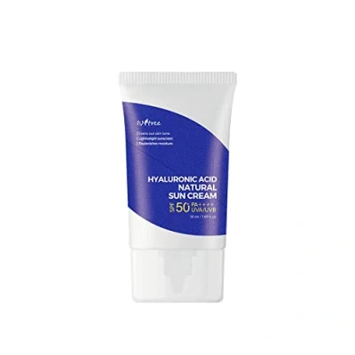 Abbildung von ISNTREE Hyaluronic Acid Perfect Sun Block SPF 50+ PA++++ 1.69 Fl Oz, 8 Types of Acid, Physical Blocker, Moi...
