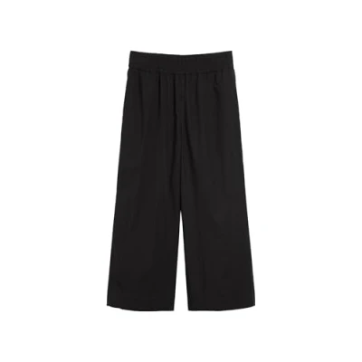 Abbildung von Marc OߴPolo Denim Damen Culottehose verkürzte Länge mit elastischem Bund, Schwarz (Black), L