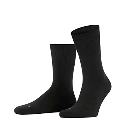 Abbildung von FALKE Unisex Socken Run U SO Baumwolle einfarbig 1 Paar, Schwarz (Black 3000), 37 38