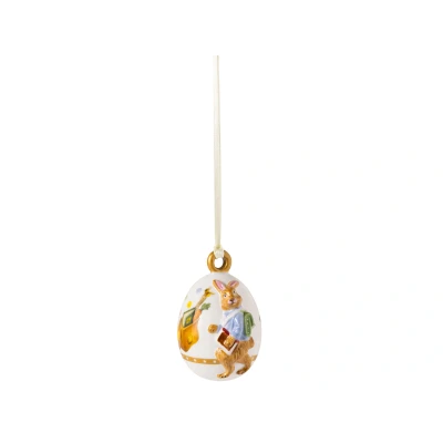 Abbildung von Villeroy &amp; Boch Annual Easter Edition Jahresei 2025 Bunt, Ornament Ostern zum Aufhängen, Deko Geschenk, Osterei, Osteredeko, Oster Dekoration, Limitiertes Sammlerstück, Premium Porzellan