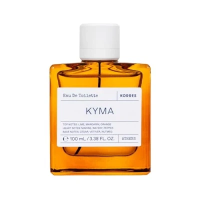 Abbildung von KORRES KYMA Eau de Toilette für Herren, frischer &amp; belebender Herrenduft, dermatologisch getestet vegan, 100 ml