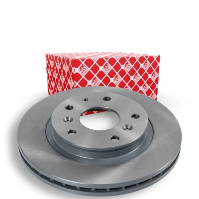 Abbildung von FEBI BILSTEIN 10625 Bremsscheibe Vorderachse 264 24 5 114,3 innenbelüftet beschichtet FORD USA: PROBE 1, MAZDA: 626 III Limousine, Hatchback